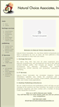 Mobile Screenshot of naturalchoiceassociates.ca